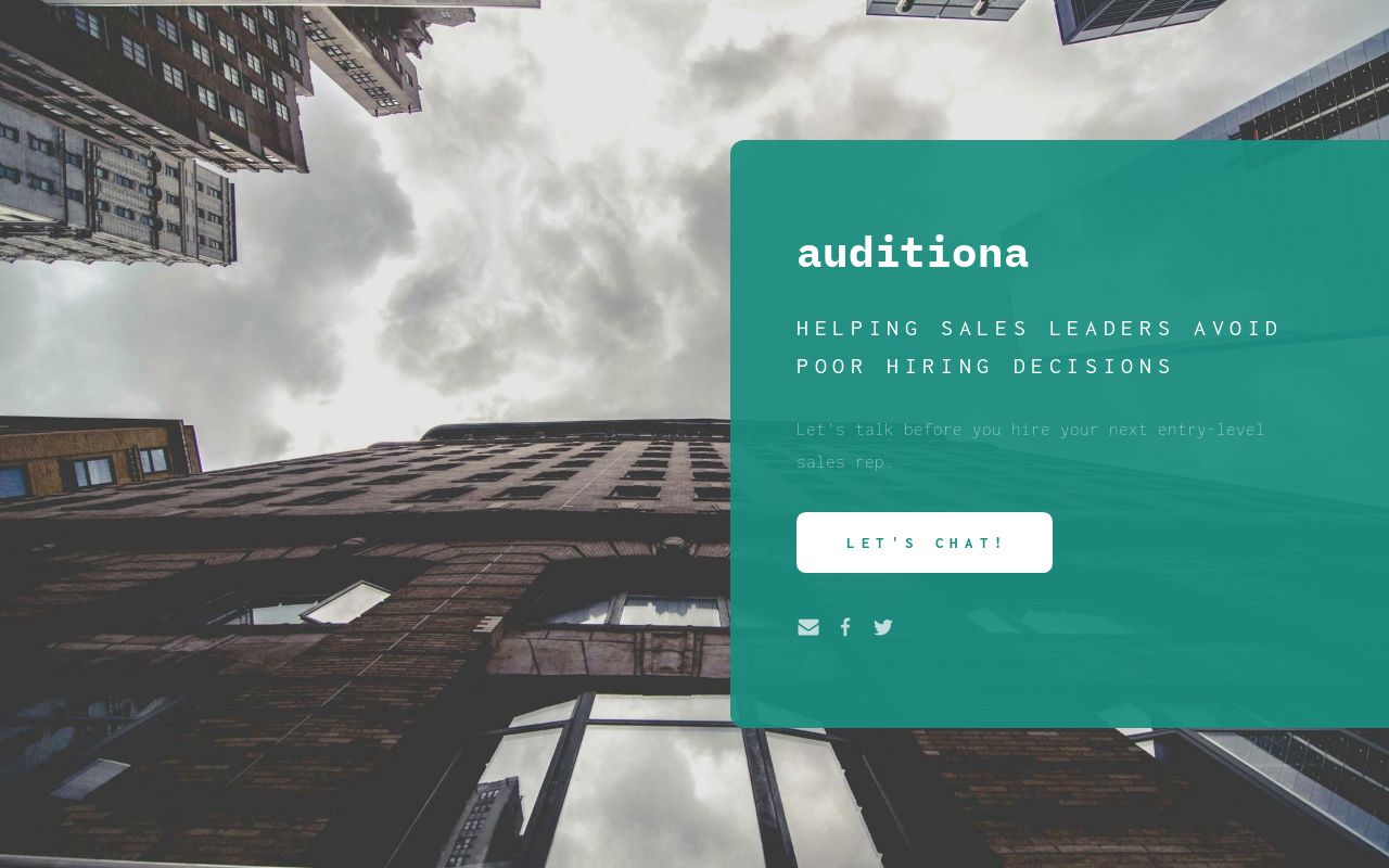 Carrd profile picture for @audition